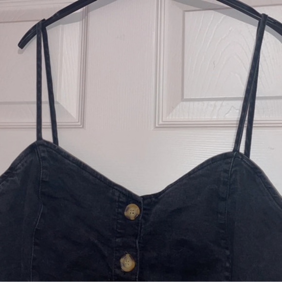 COPY - Strap denim dress - Picture 3 of 4